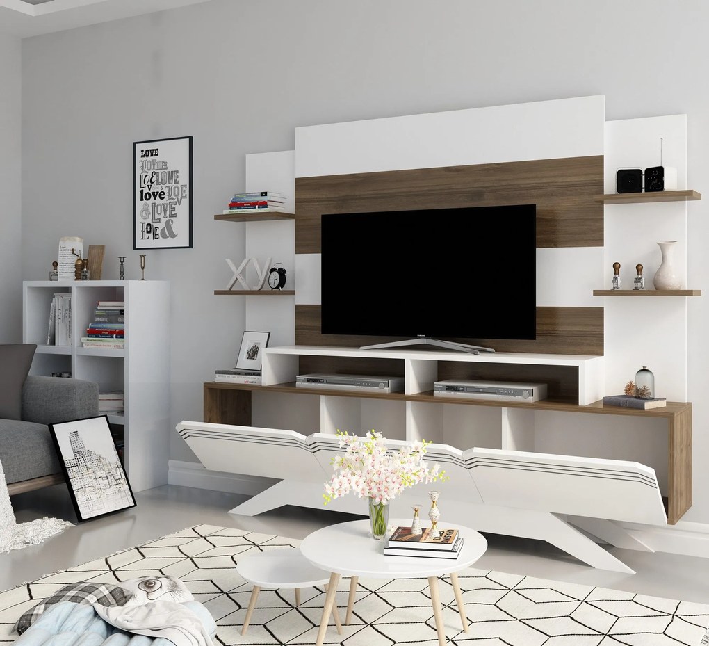 Unidade de TV Delpi – Nogueira – 180x148,6x29,5 cm