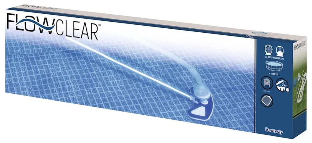 Flowclear kit para limpeza de piscinas AquaClean
