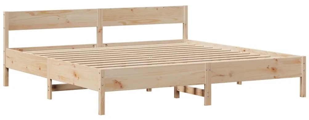 Cama sem colchão 180x200 cm madeira de pinho maciça