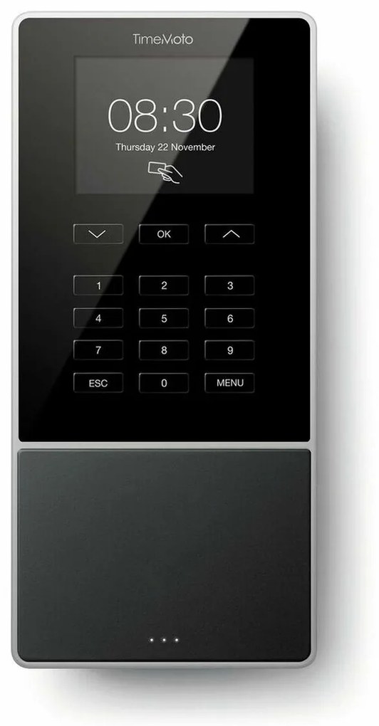 Sistema de Controlo de Acesso Biométrico Safescan TimeMoto TM-616 Preto
