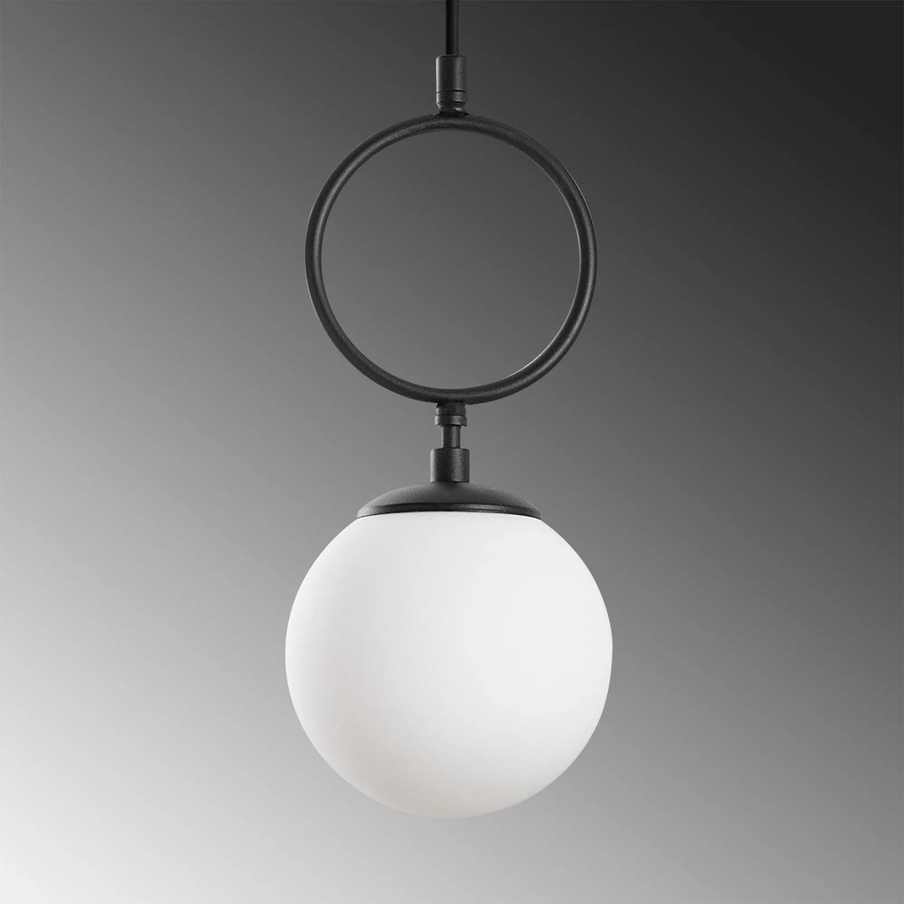 Chandelier Ring – Preto – 45 cm Largura
