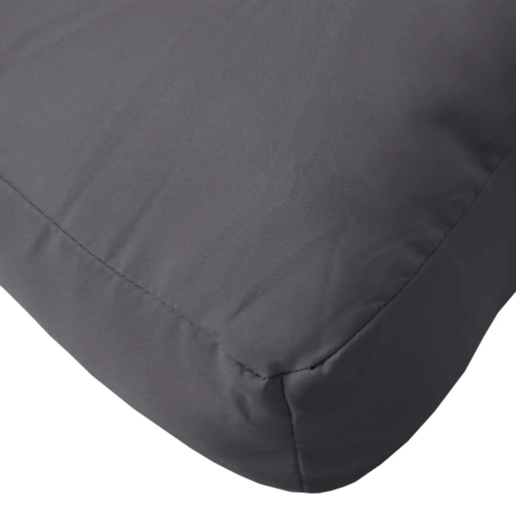 Almofadões de paletes 3 pcs tecido oxford antracite