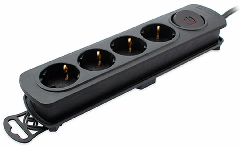 Extensão com 4 tomadas com interruptor TM Electron 3680 W