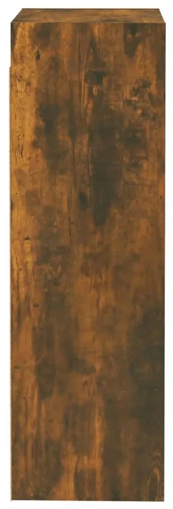 Móveis de TV 2 pcs 30,5x30x90 cm madeira cor carvalho fumado