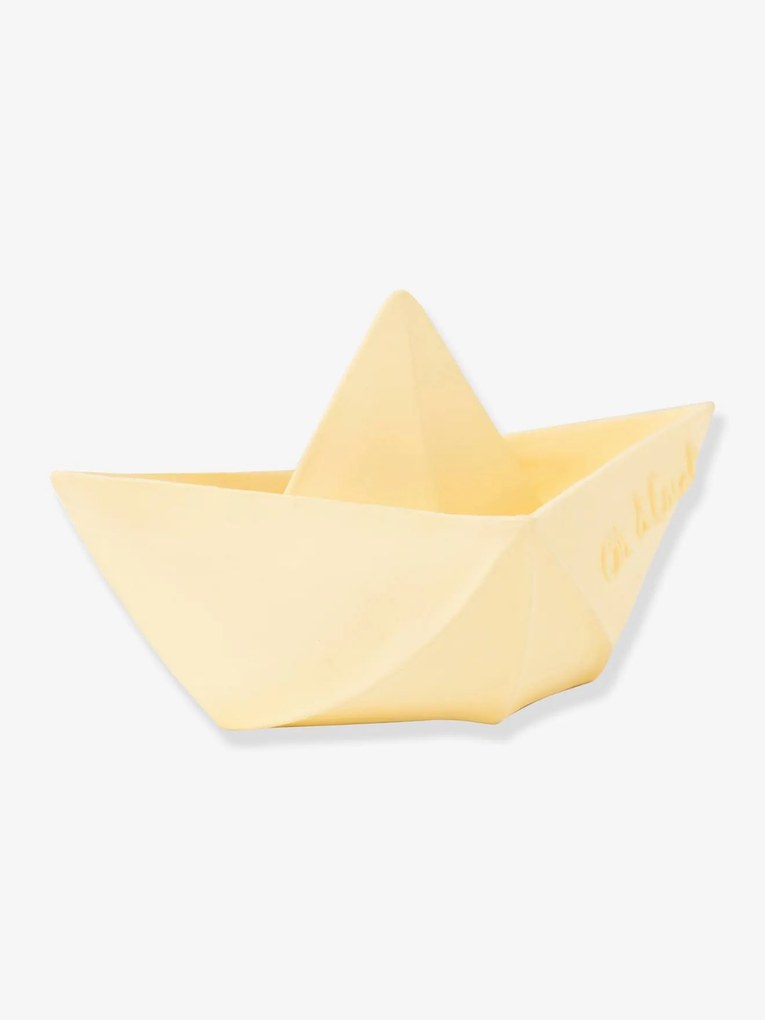 Brinquedo para o banho, Barco Origami - OLI & CAROL baunilha