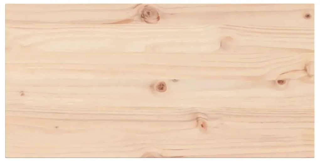 Tampos de mesa retangulares 2 pcs 90x45x1,7 cm pinho maciço