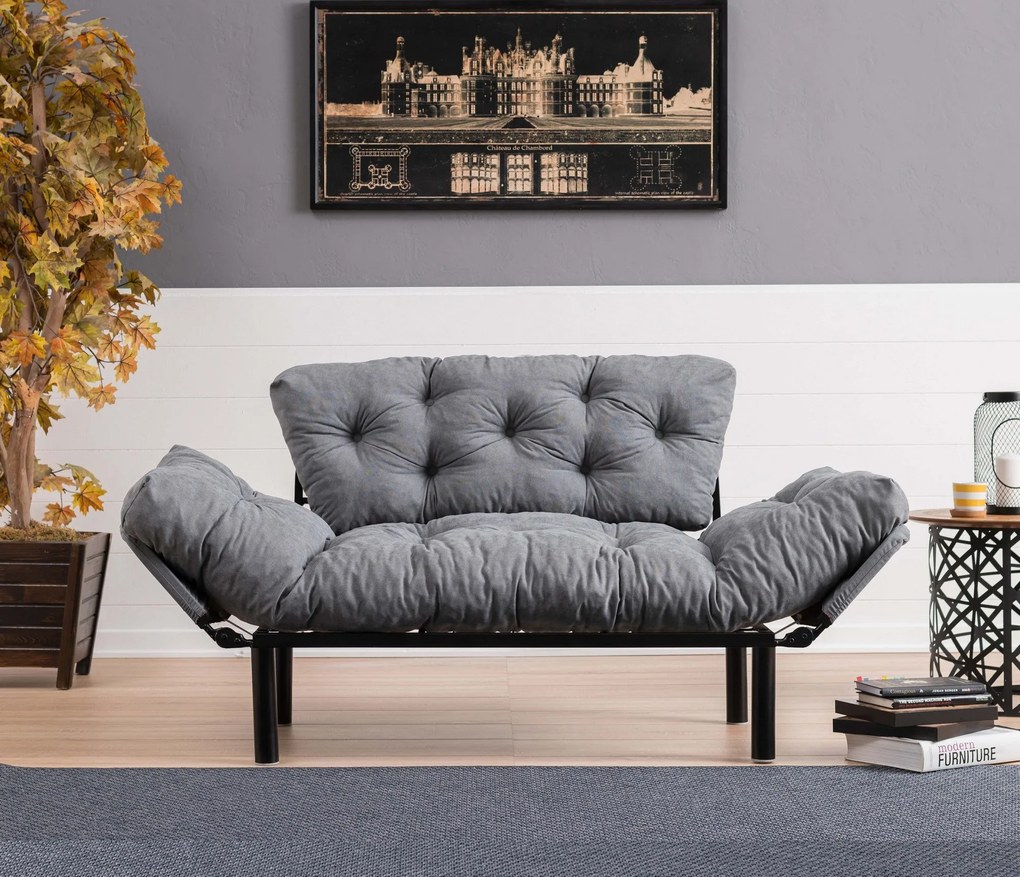 Hall Stand Viyana D – Nogueira Antracite – 90x200x35 cm