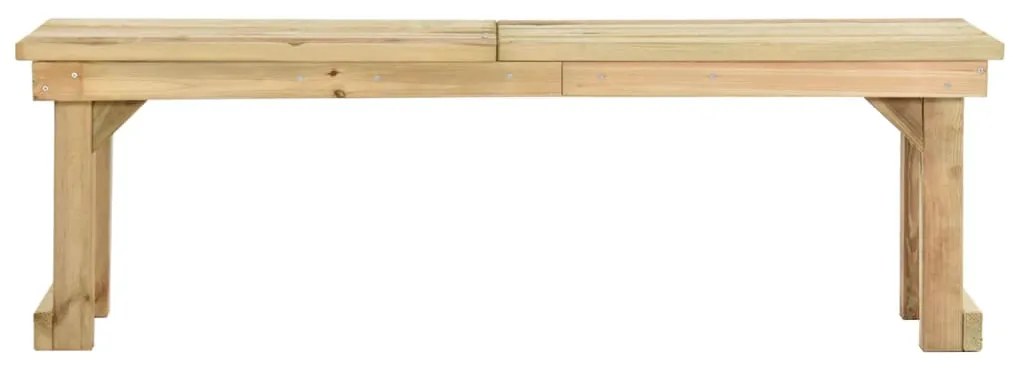 Banco de jardim 140 cm pinho impregnado