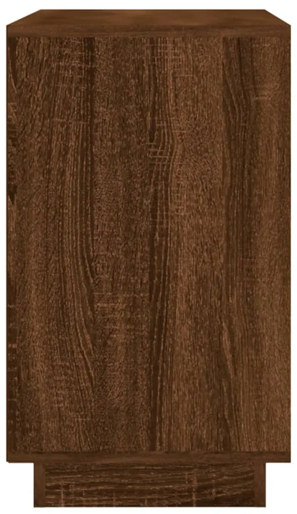 Aparador 102x35x60 cm derivados de madeira carvalho castanho
