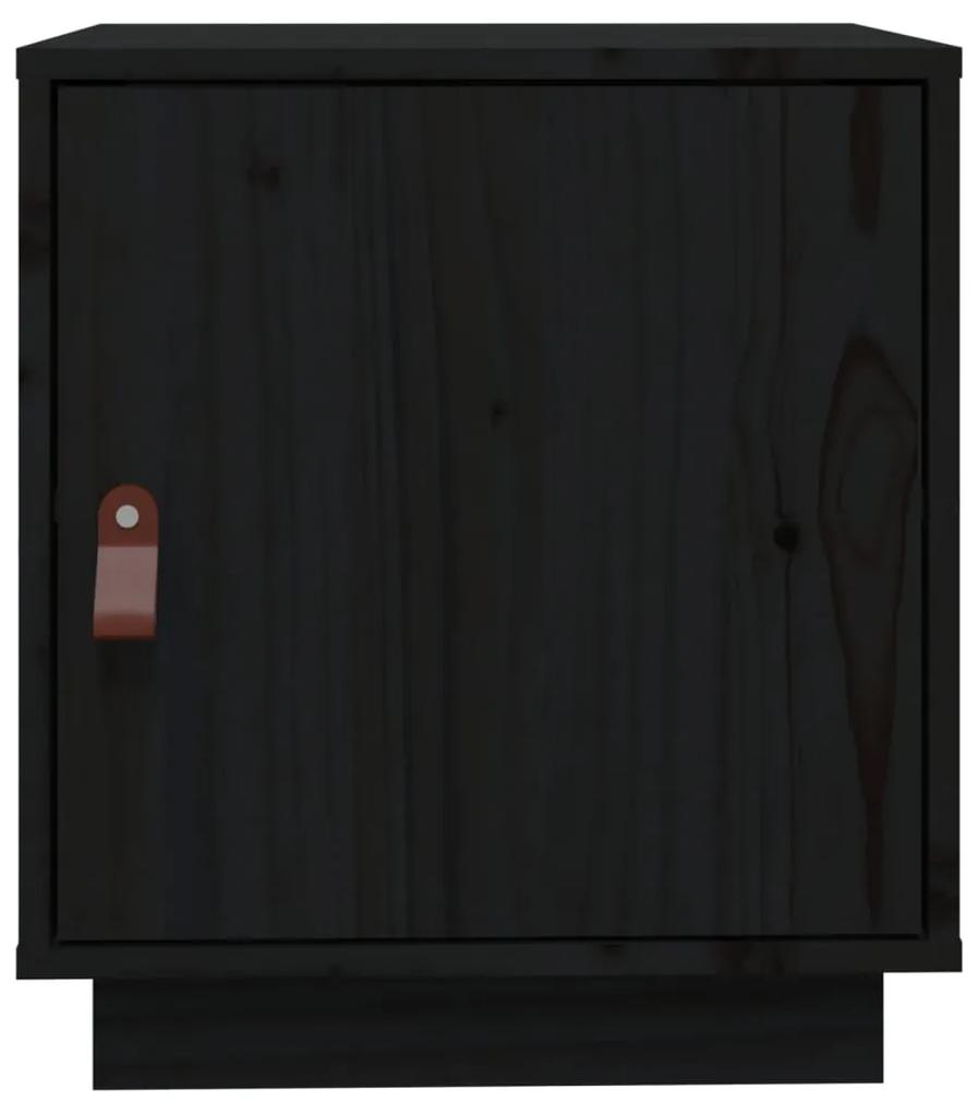 Mesa de Cabeceira Tolsk com 1 Porta e Prateleira em Madeira de Pinho -