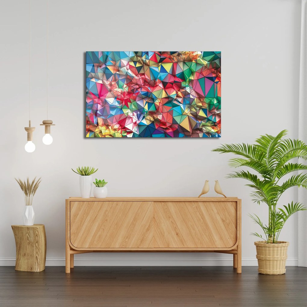 Quadro Decorativo de Vidro Temperado 0439 – Multicolor – 46 x 72 cm