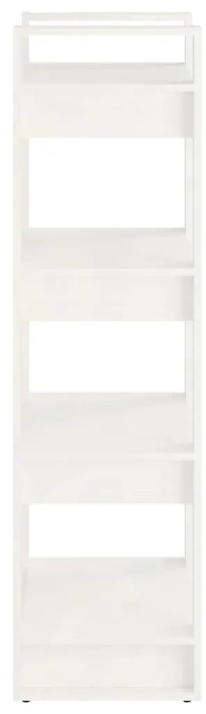 Estante/divisória 60x35x125 cm madeira maciça branco