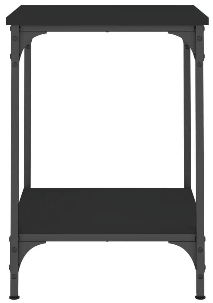 Mesa de centro 40x40x55 cm derivados de madeira preto