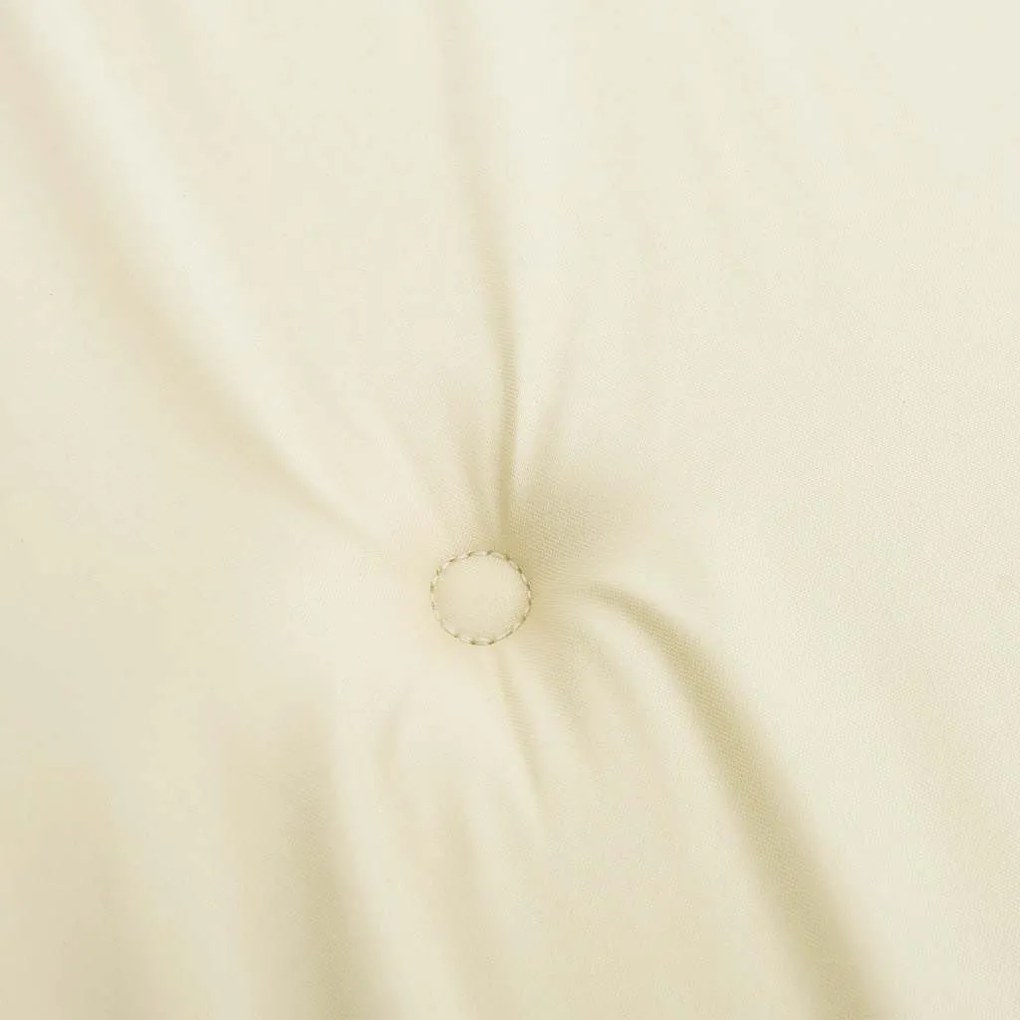 Almofadões p/ cadeira encosto alto 2pcs tecido oxford cor creme