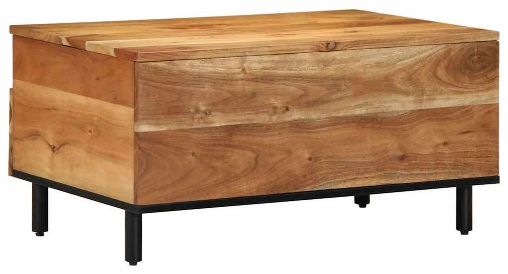 Mesa de Café vidaXL 80x54x40 cm Madeira de Acácia Sólida
