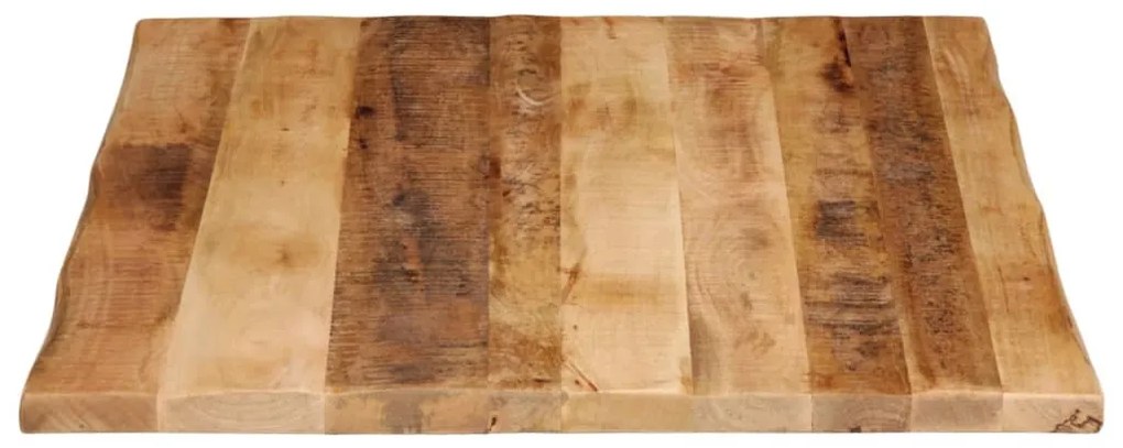 Tampo de mesa c/borda viva 100x80x3,8cm mangueira áspera maciça