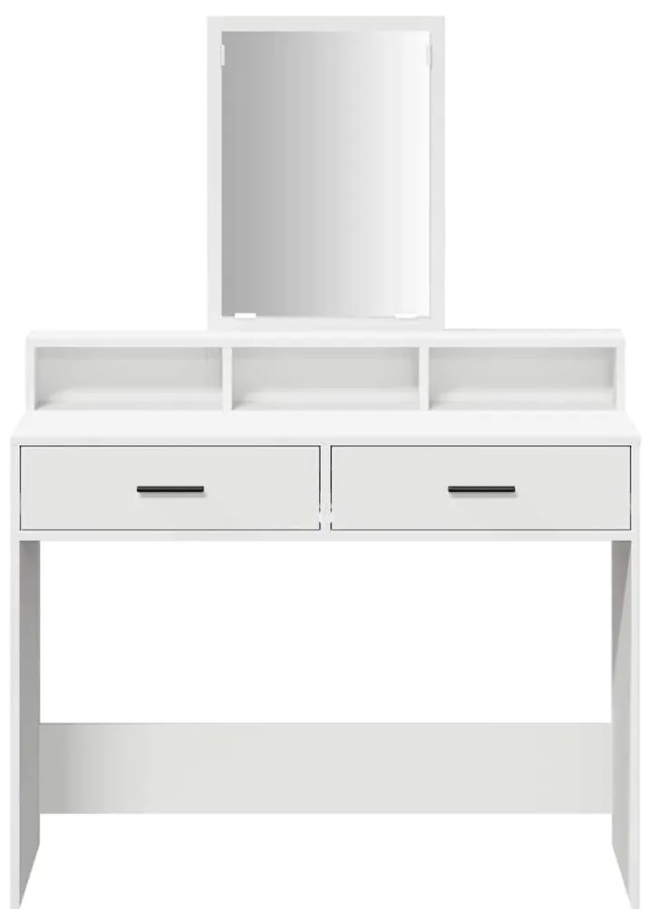 Tocador com Gavetas Branco 100x41x140 cm