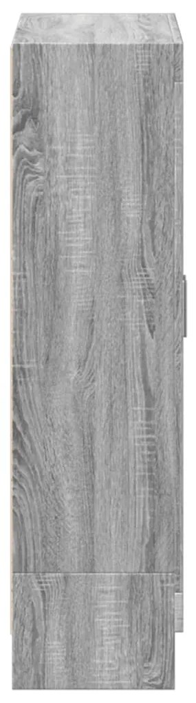 Estante 82,5x30,5x115 cm derivados de madeira cinzento sonoma