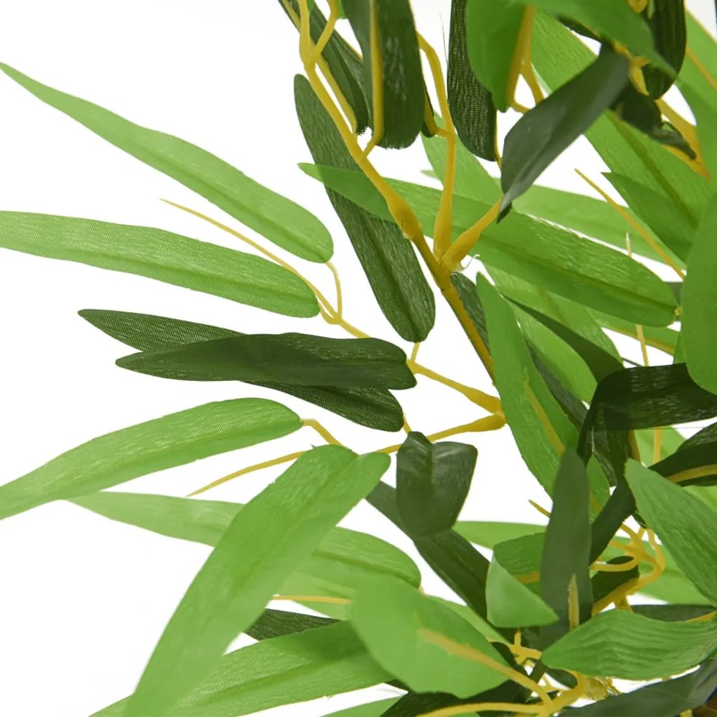 Árvore de bambu artificial 368 folhas 80 cm verde