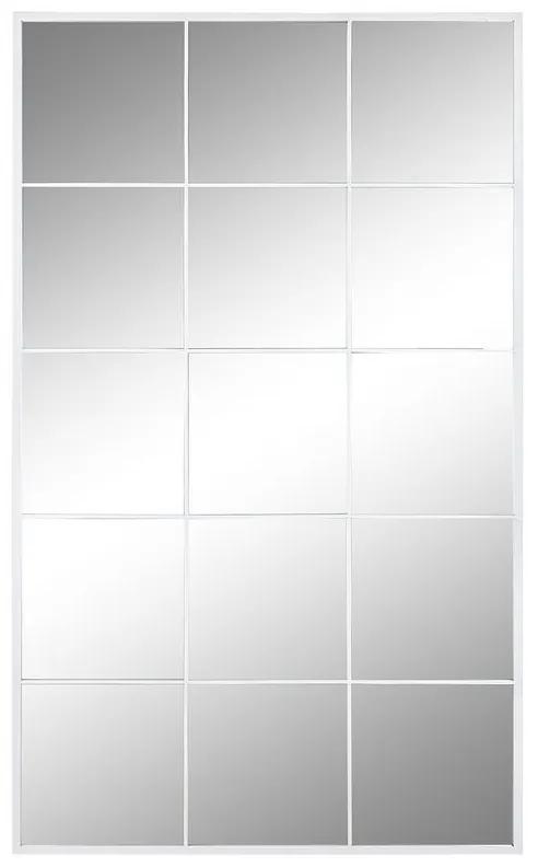 Espelho de Parede Dkd Home Decor Branco Cristal Ferro Janela 90 X 1 X 150 cm
