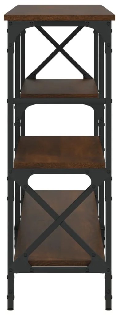 Mesa consola 180x29x76,5 cm derivados madeira carvalho castanho