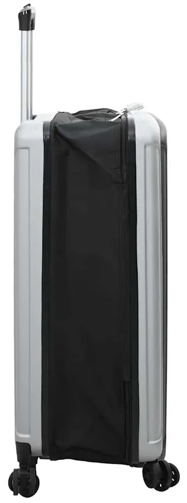 Mala Dobravel Dura 28'' Prata 50x30x76 cm ABS