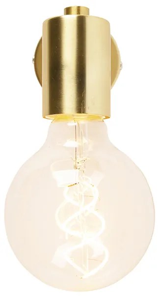 LED Aplique Art Deco inteligente dourado com lâmpada Wi-Fi G95 - Facil Moderno