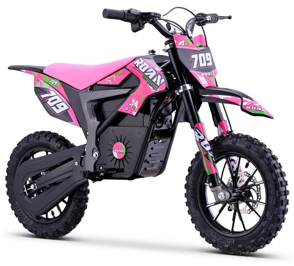 Mini moto elétrica para crianças MINICROSS 709 550W Rosa