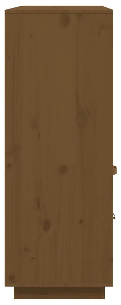 Aparador alto 100x40x108,5 cm pinho maciço castanho mel