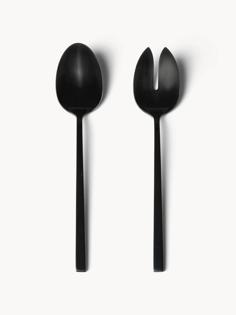 Talheres de salada escovados Shine