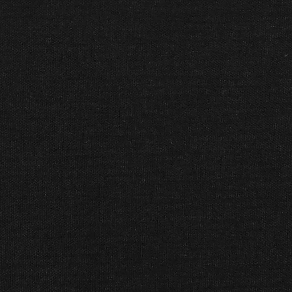 Cabeceira de cama c/ abas tecido 183x16x118/128 cm preto