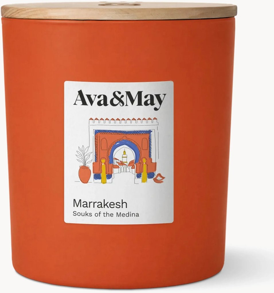 Vela perfumada Marrakesh (amêndoa, canela e'sândalo)