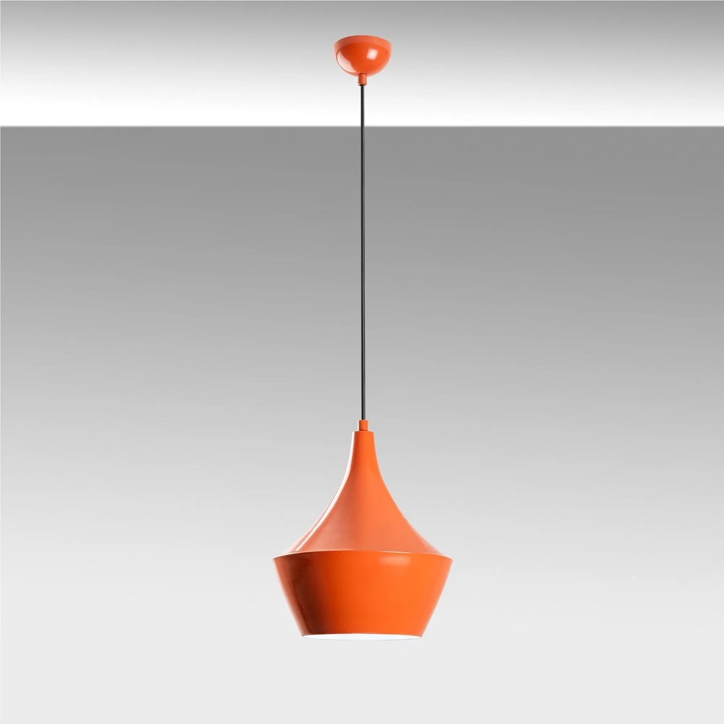 Candeeiro Suspenso Tom – Laranja – Ø23 h:30 cm