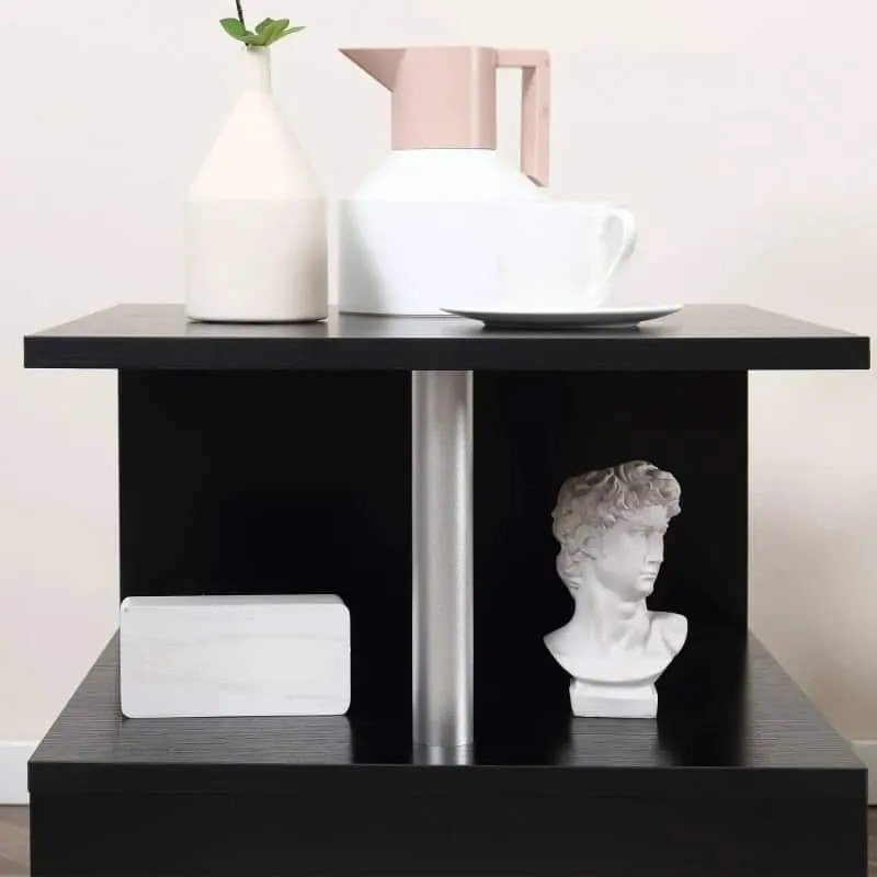 Mesa de Apoio Pietro - Preto - Design Moderno