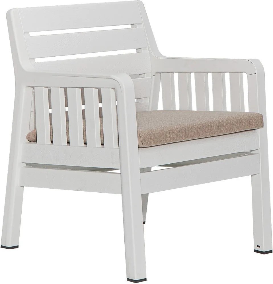 Conjunto de Jardim Lara – 2 Poltronas + Mesa de Centro – Polipropileno