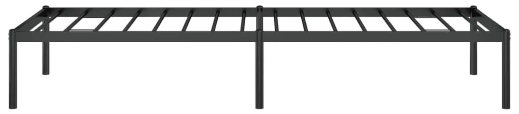 Estrutura de cama 75x190 cm metal preto