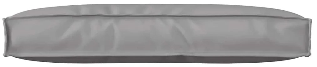 Almofada de Palete para Encosto Cinza 80x40x12 cm em Tecido Oxford