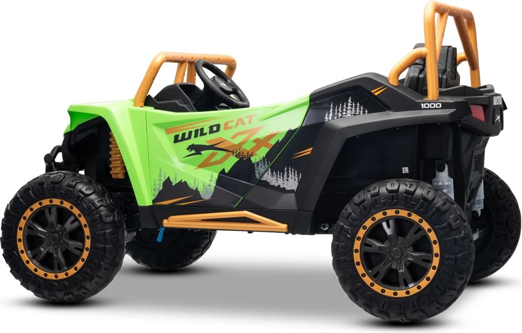 Buggy elétrico para crianças Arctic CAT XXL 4x4 24V,dois lugares, rodas EVA macias, motores potentes, bateria de lítio, suspensão traseira, bancos em
