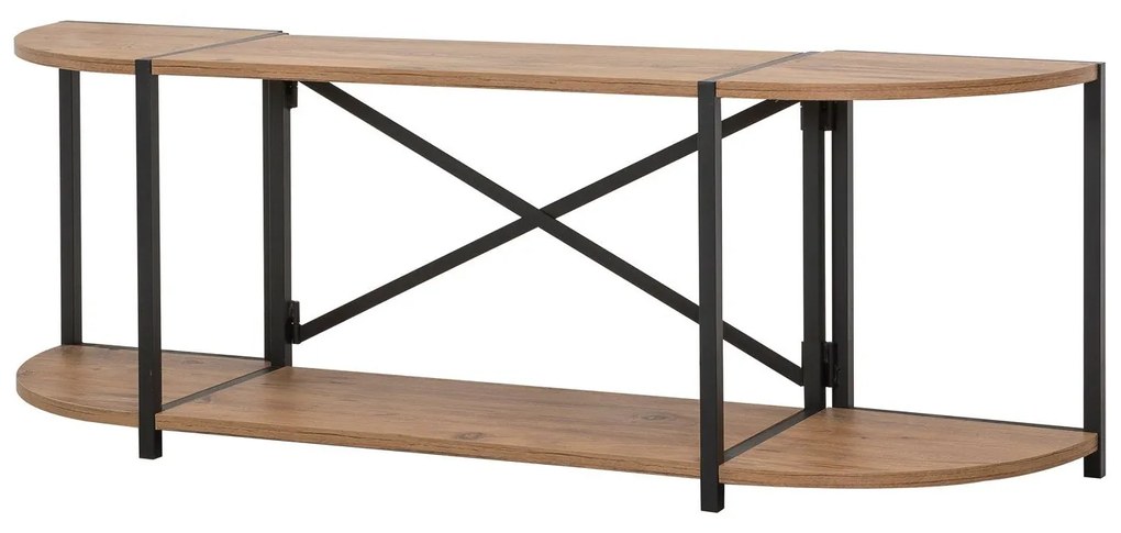 Móvel TV Sky – Pinho Atlântico Preto – 138x47x35 cm