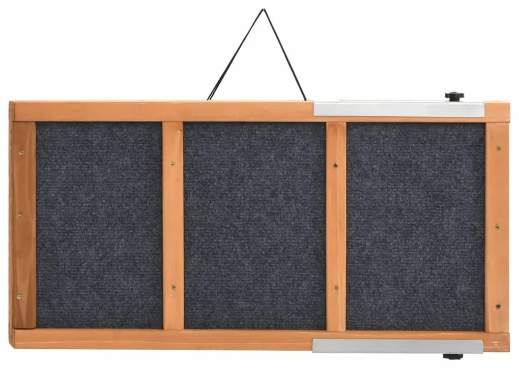 Rampa para cães 120x30 cm madeira de abeto maciça cinzento