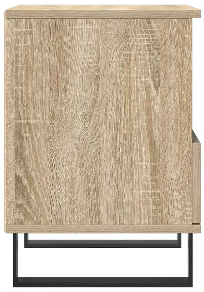Mesa de cabeceira 40x35x50 cm derivados madeira carvalho sonoma