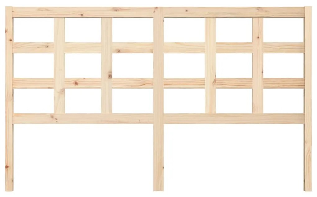 Cabeceira de cama 165,5x4x100 cm pinho maciço