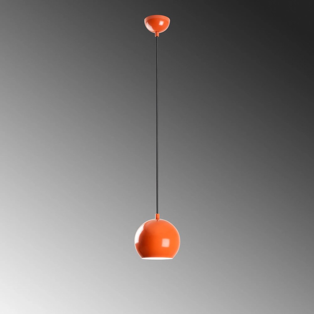 Candeeiro Chandelier Top – Laranja – Ø15 h:13 cm