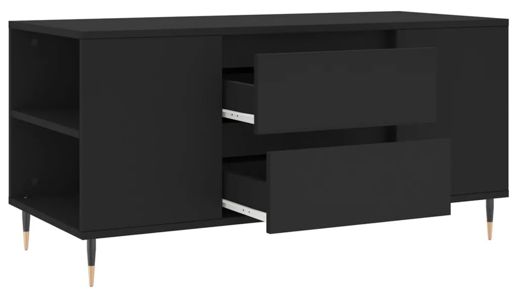 Mesa de centro 102x44,5x50 cm derivados de madeira preto