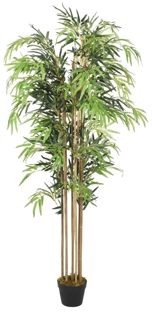 vidaXL Árvore de bambu artificial 500 folhas 80 cm verde