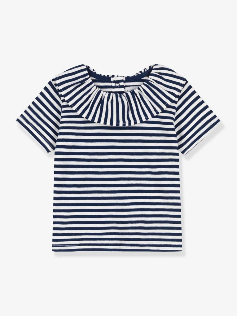 Blusa de mangas curtas, da Petit Bateau azul