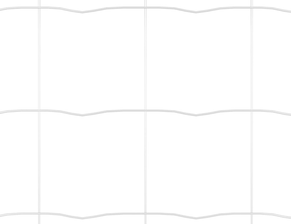 Cerca Euro com 7 Postes Flangeados 1.6x10 m Aço Galvanizado
