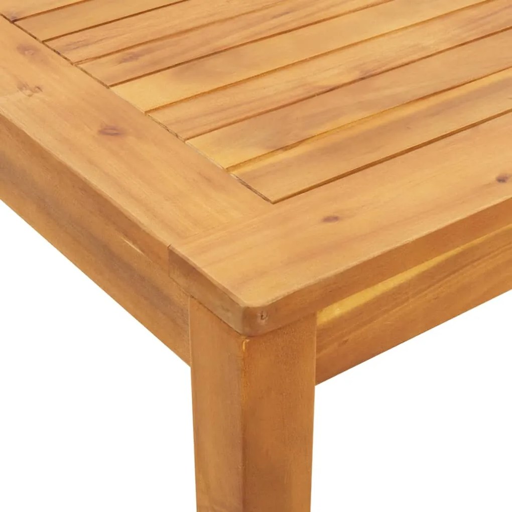 Conjunto de jantar p/ jardim 5 pcs madeira de acácia maciça