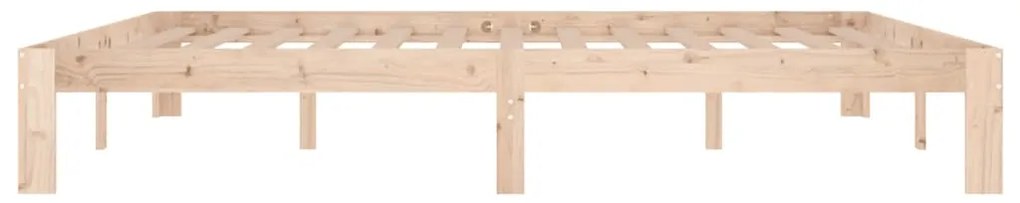 Estrutura de cama super king 180x200 cm madeira maciça