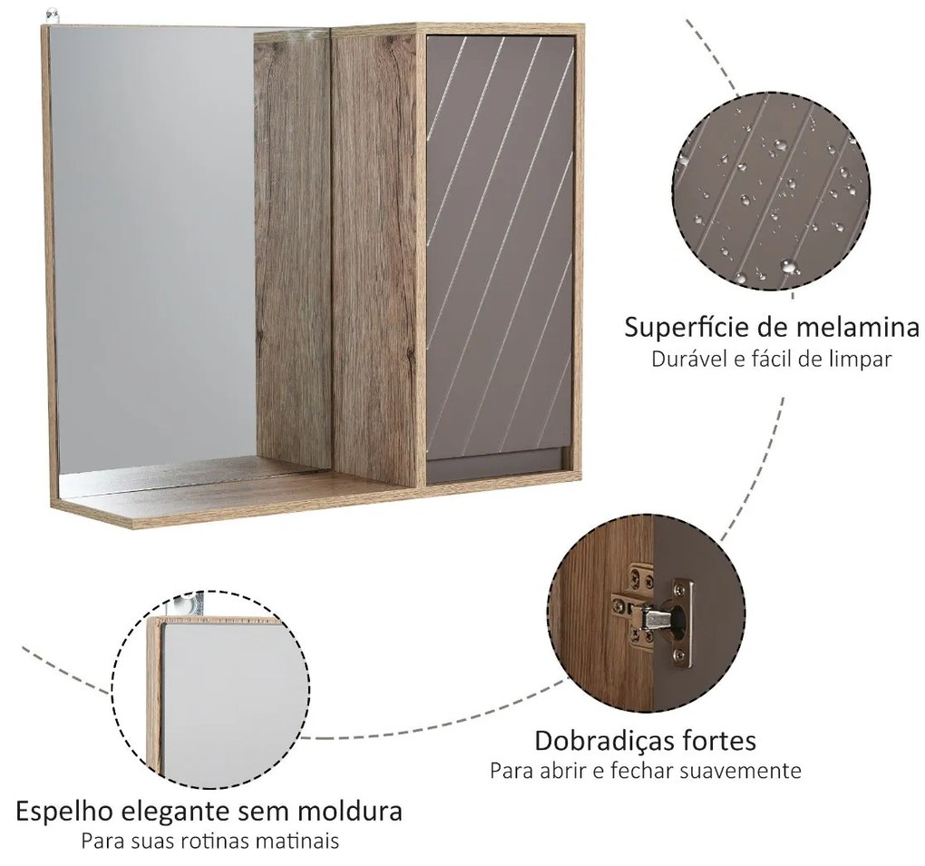 Móvel Edén com Espelho - Design Moderno